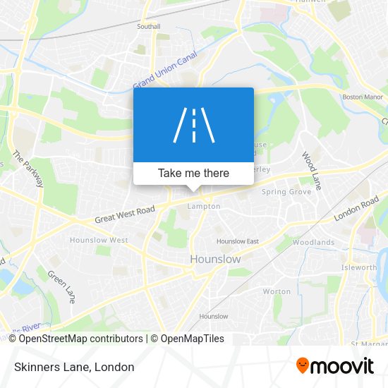 Skinners Lane map