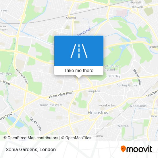 Sonia Gardens map