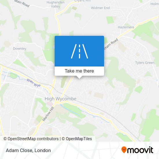Adam Close map