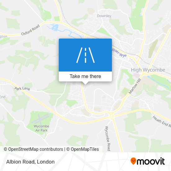 Albion Road map
