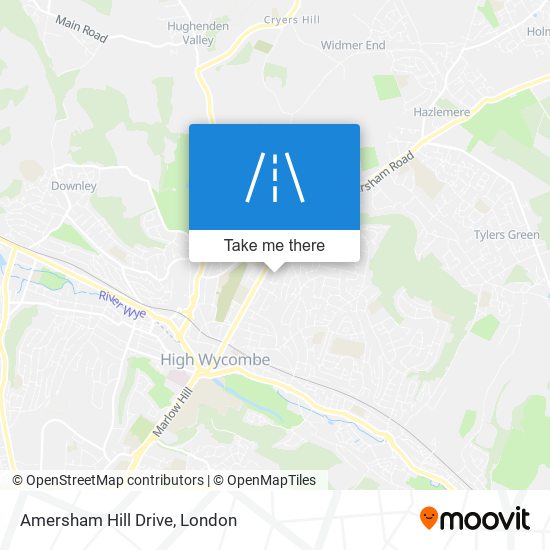 Amersham Hill Drive map