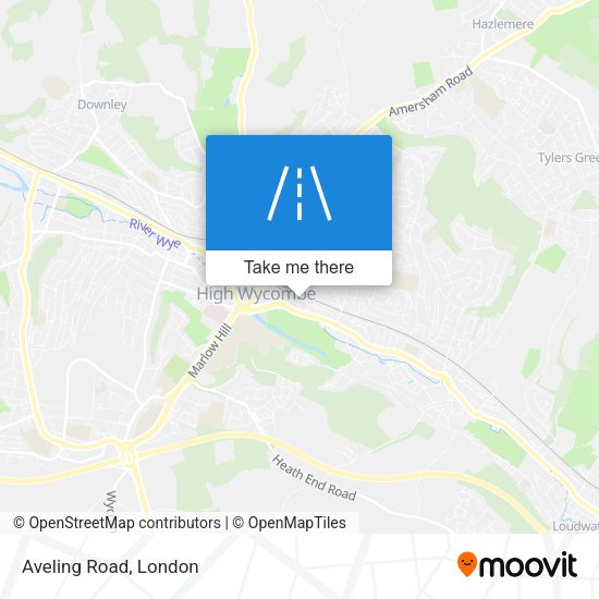 Aveling Road map