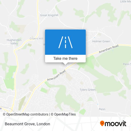 Beaumont Grove map