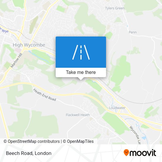 Beech Road map