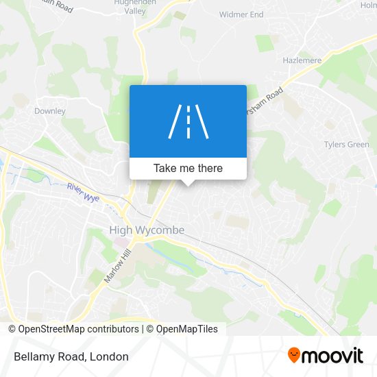 Bellamy Road map