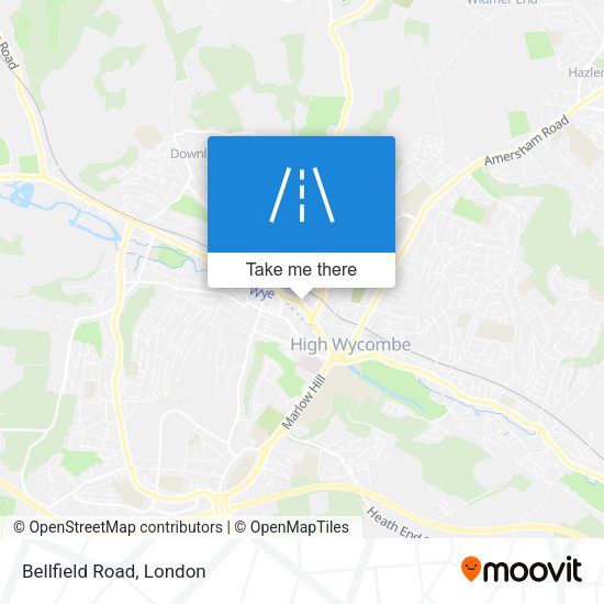 Bellfield Road map