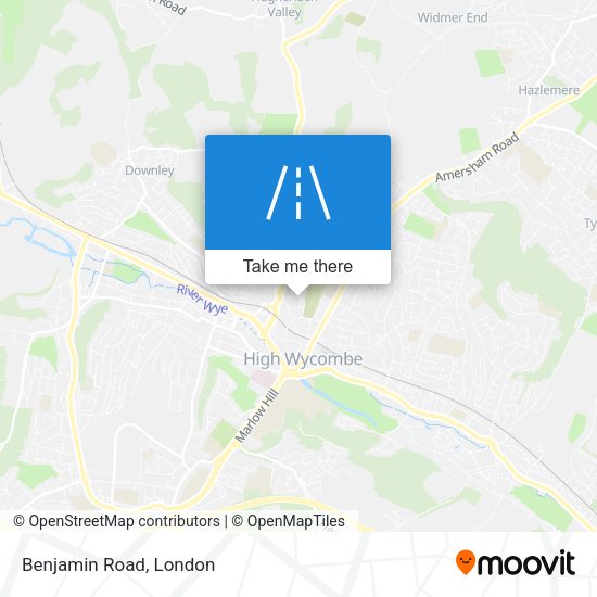 Benjamin Road map