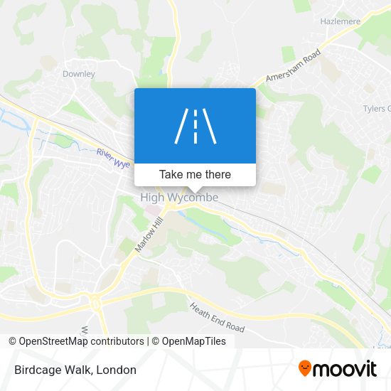 Birdcage Walk map