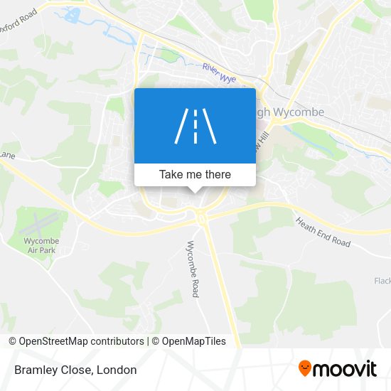Bramley Close map