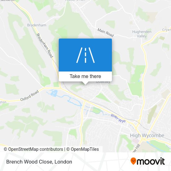Brench Wood Close map