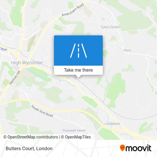 Butlers Court map