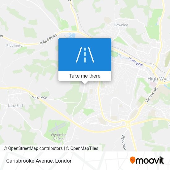Carisbrooke Avenue map