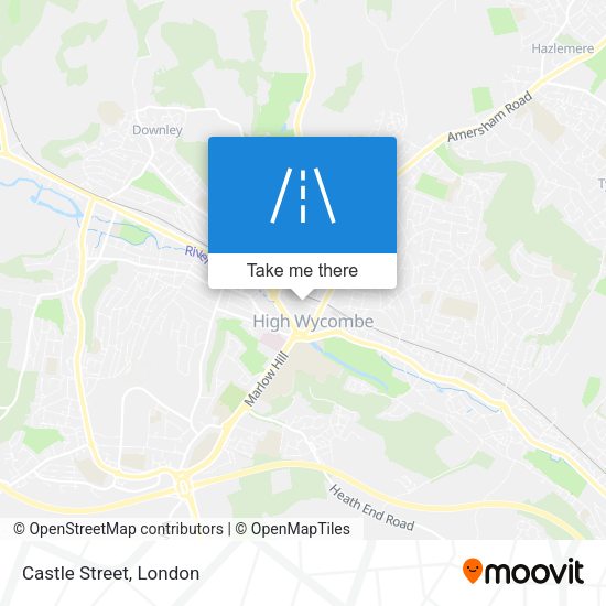 Castle Street map
