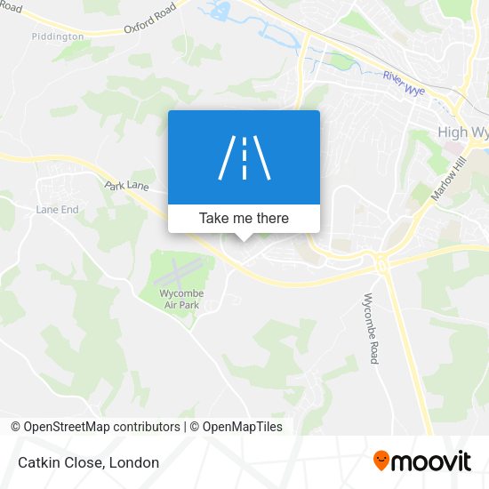 Catkin Close map