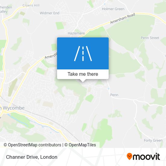 Channer Drive map