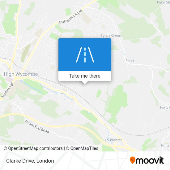 Clarke Drive map