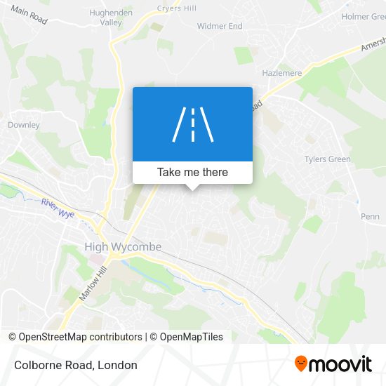 Colborne Road map