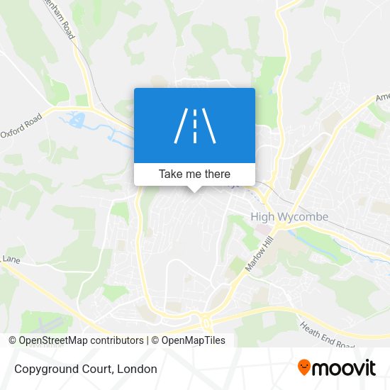 Copyground Court map