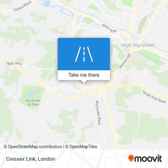 Cressex Link map