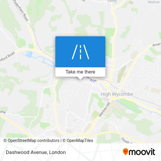 Dashwood Avenue map