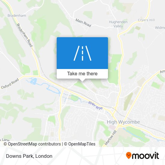 Downs Park map