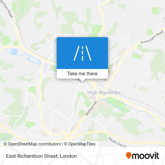 East Richardson Street map