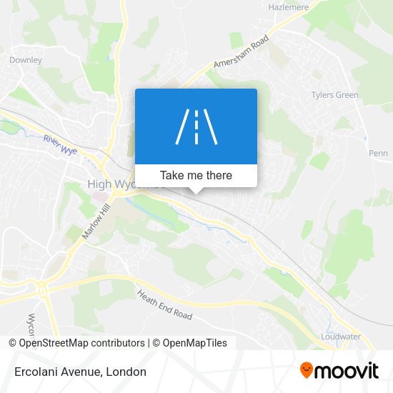 Ercolani Avenue map
