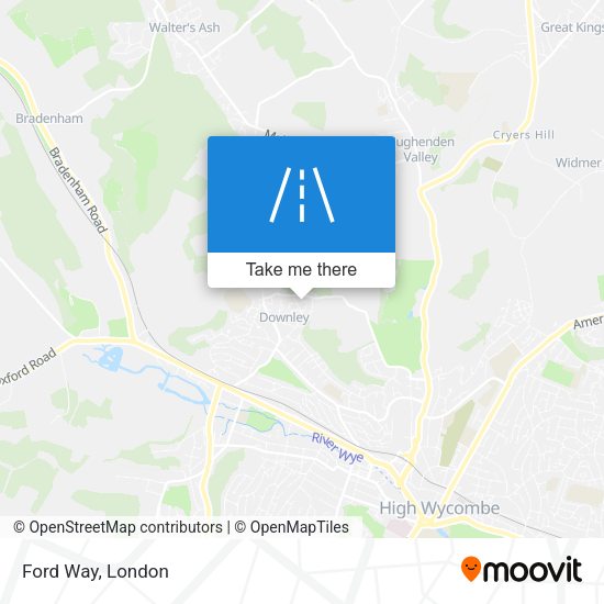 Ford Way map