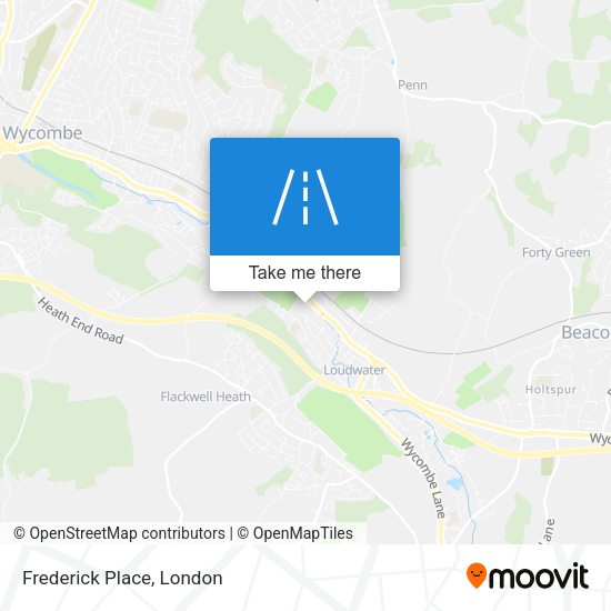 Frederick Place map