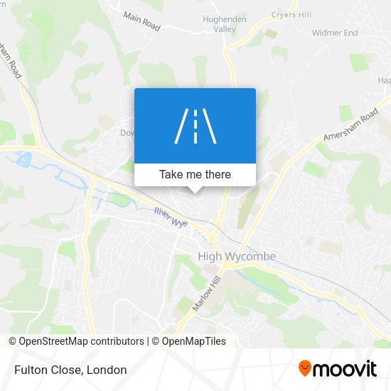 Fulton Close map
