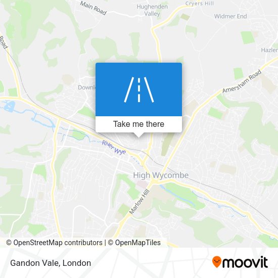 Gandon Vale map