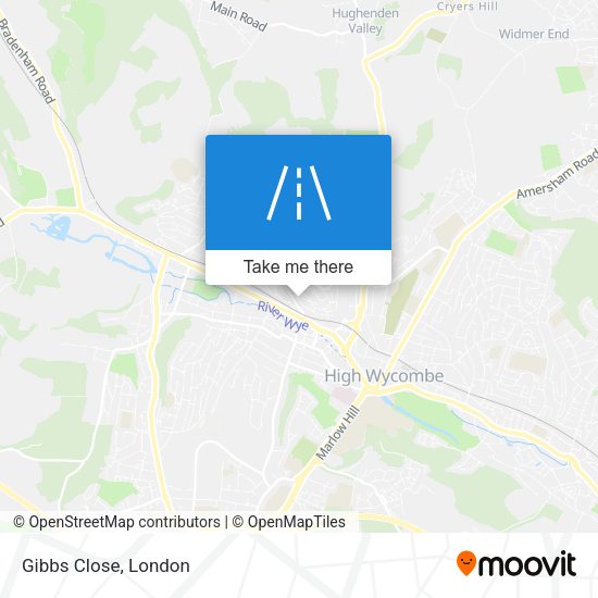 Gibbs Close map