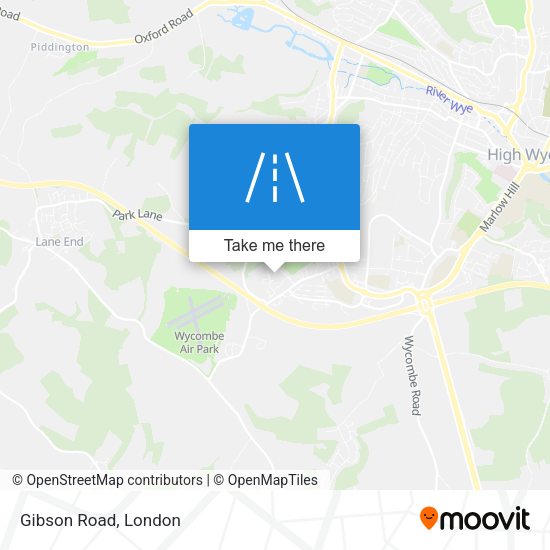 Gibson Road map