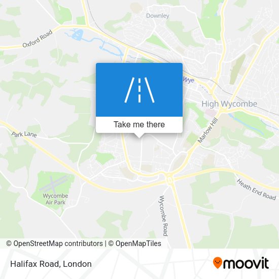 Halifax Road map