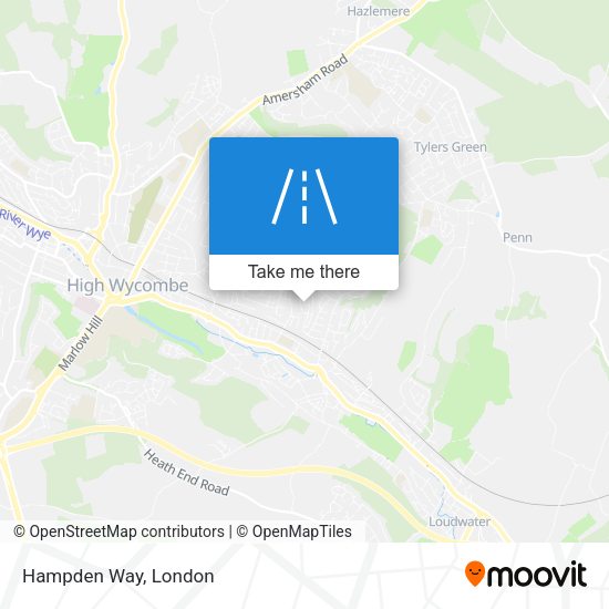 Hampden Way map