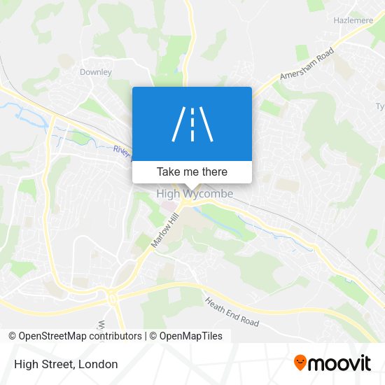 High Street map