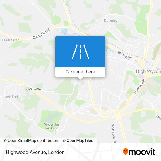 Highwood Avenue map