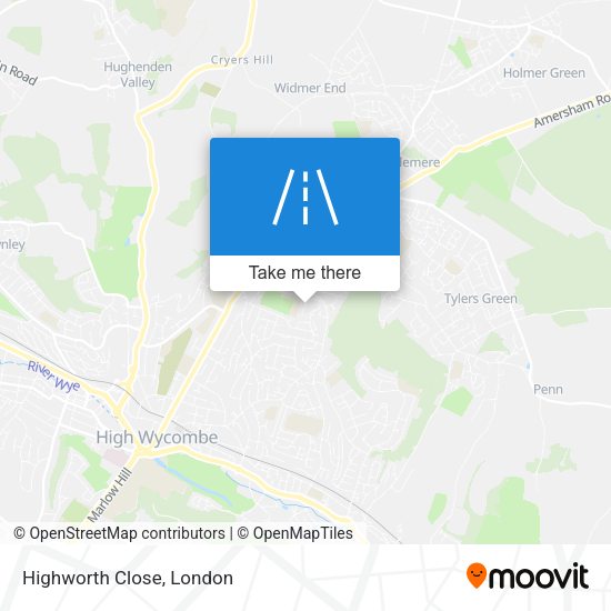 Highworth Close map