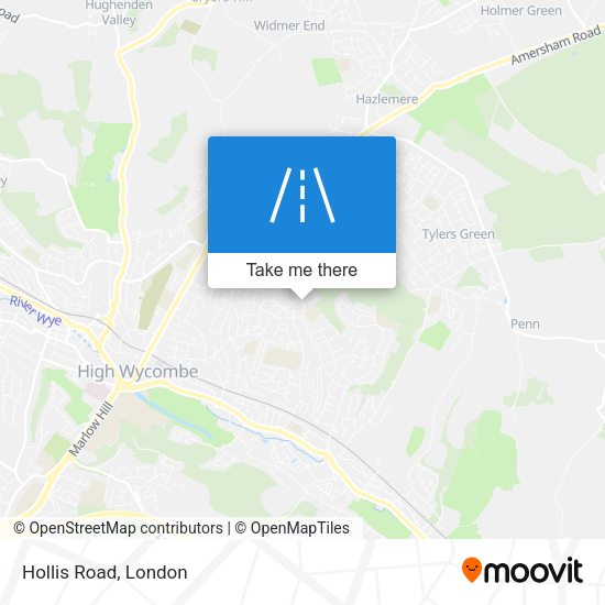 Hollis Road map