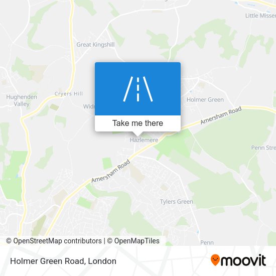 Holmer Green Road map