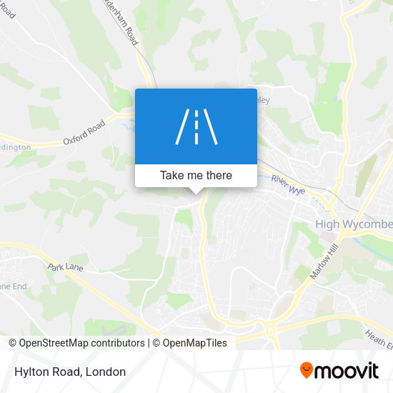 Hylton Road map