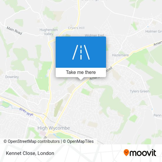 Kennet Close map