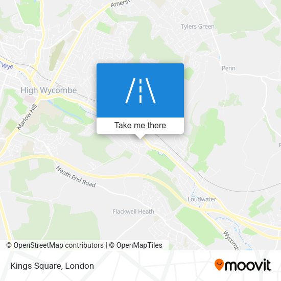 Kings Square map