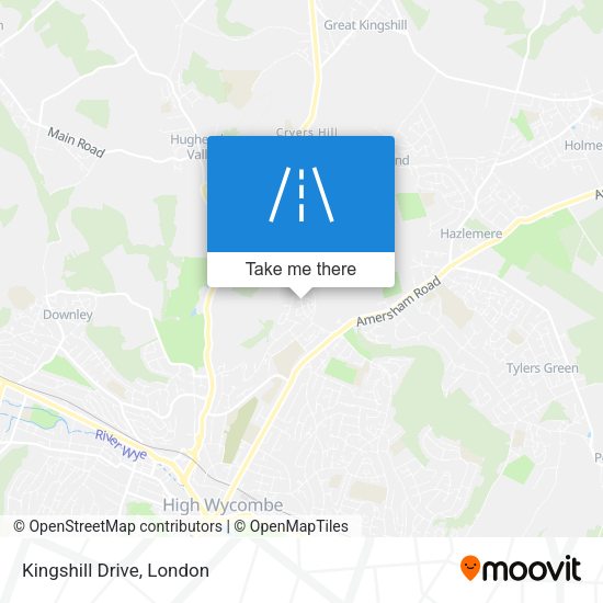 Kingshill Drive map