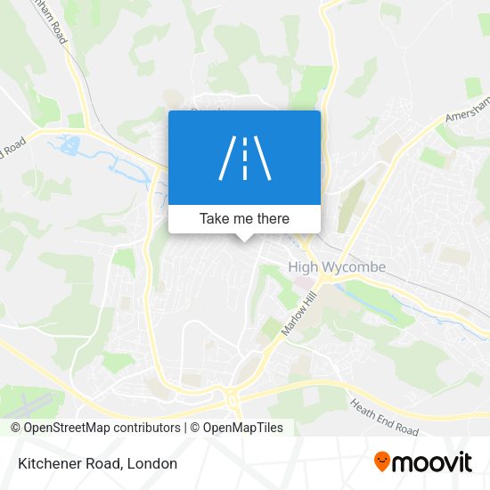 Kitchener Road map