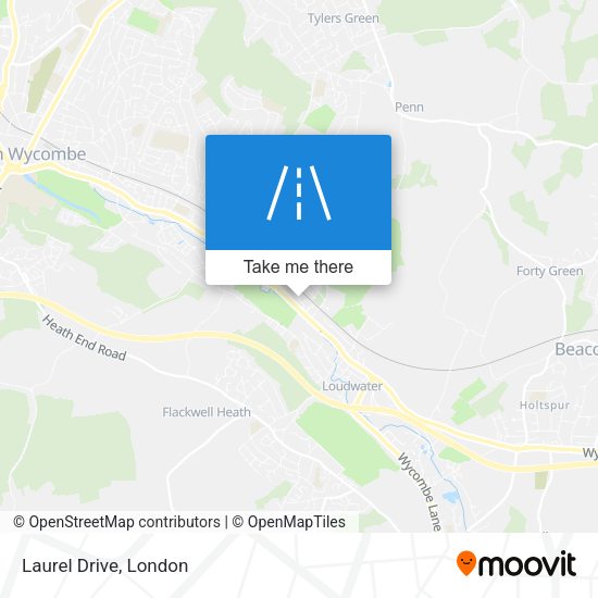 Laurel Drive map