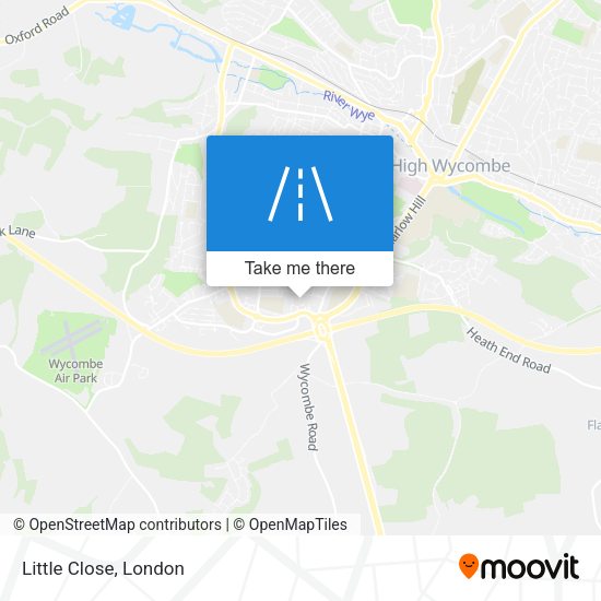 Little Close map