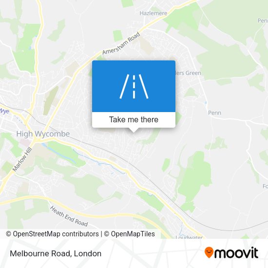 Melbourne Road map