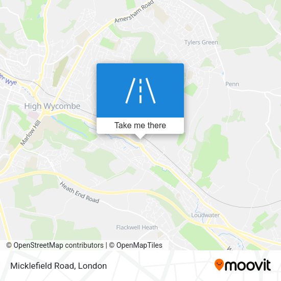 Micklefield Road map
