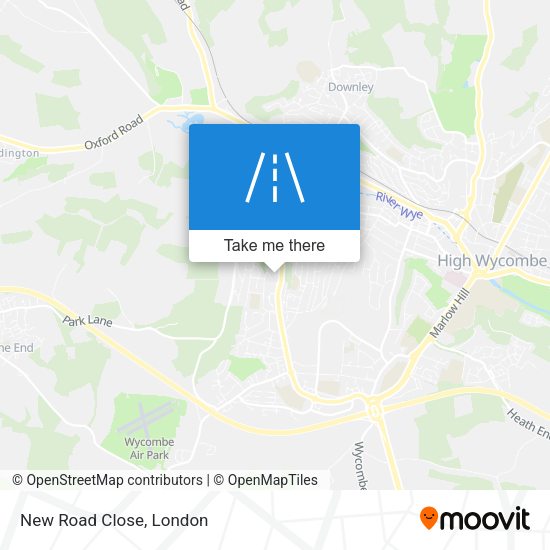 New Road Close map